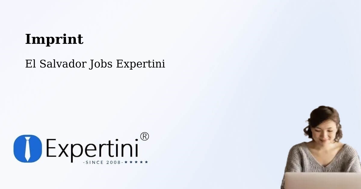 Imprint – Anamorós - El Salvador Jobs Expertini